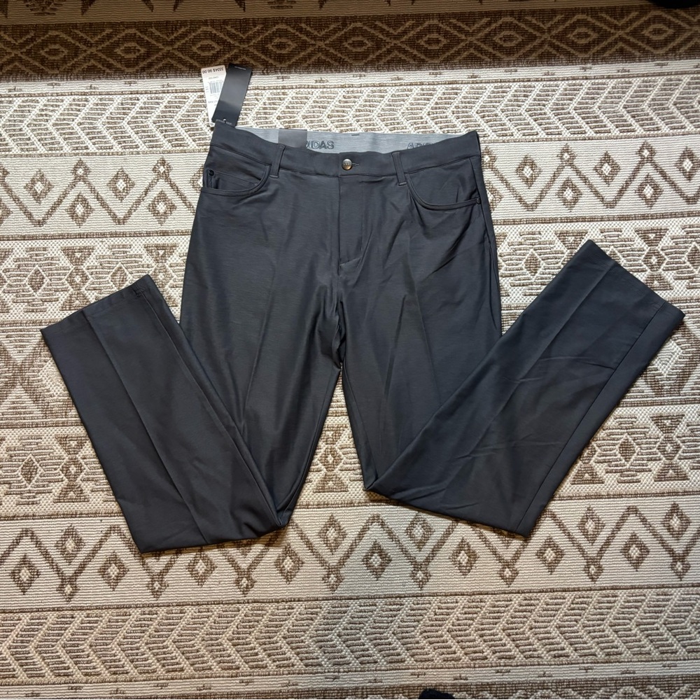 Adidas Black Slim Jeans Modern Stretch Fit (33x34) New With Tags
